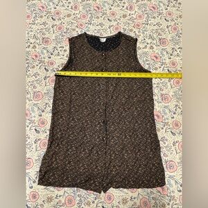 Women's Sleeveless Brown Blouse